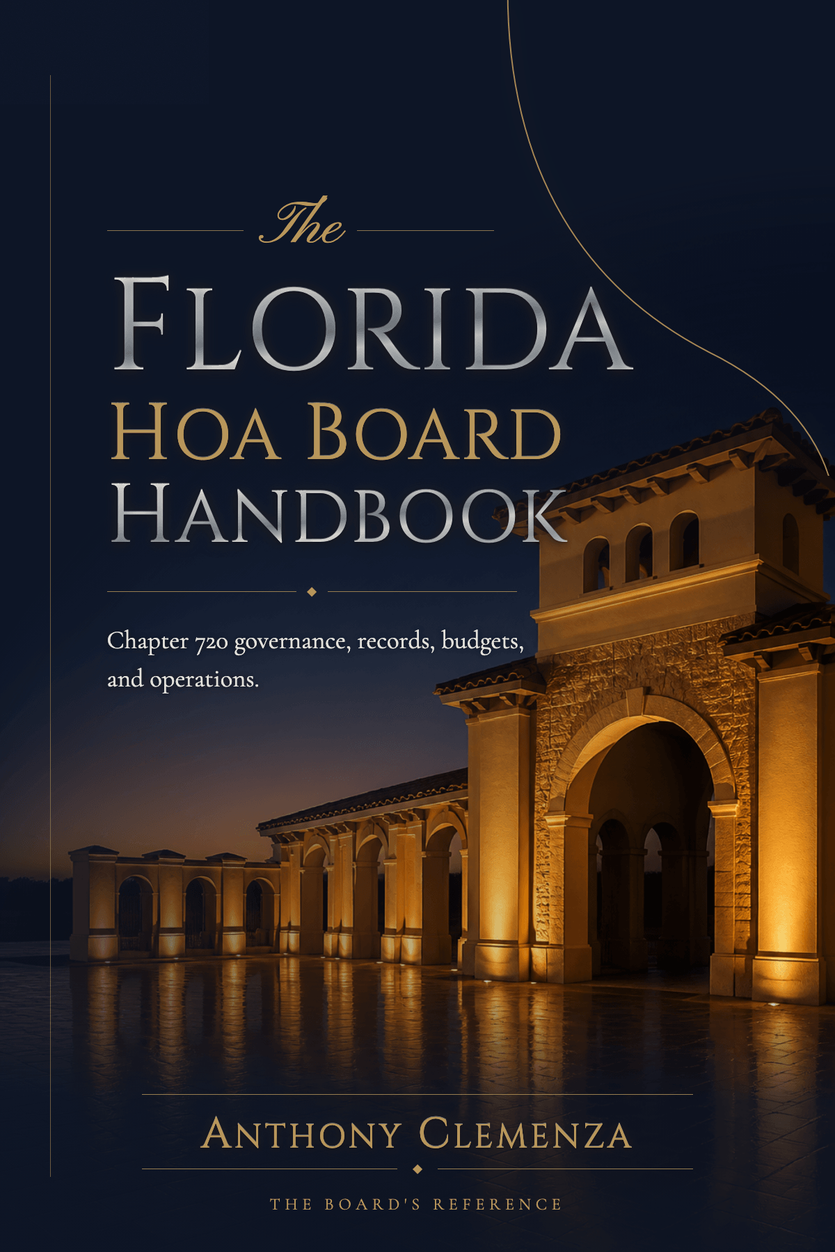 Cover of The Florida HOA Board Handbook by Anthony Clemenza