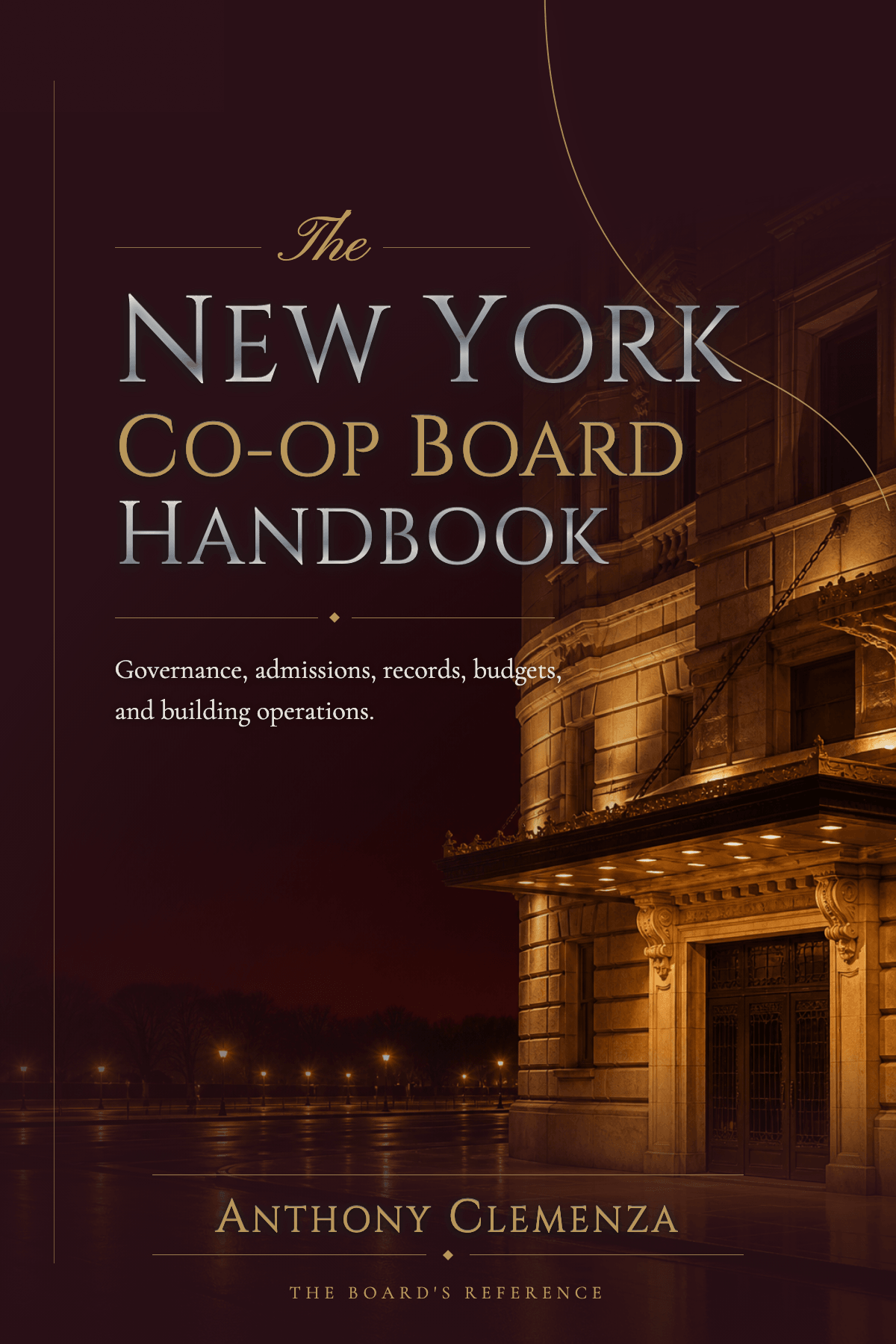 Cover of The New York Co-Op Board Handbook by Anthony Clemenza