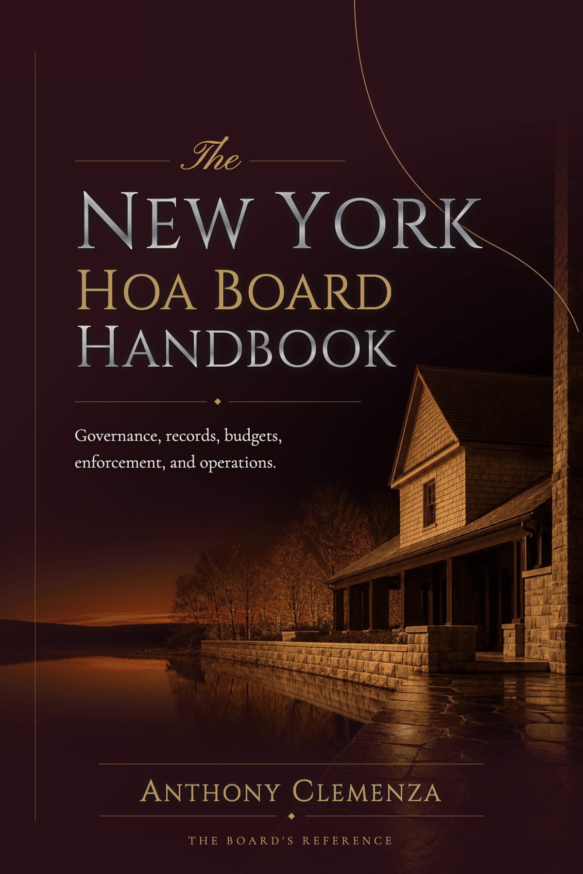 Cover of The New York HOA Board Handbook by Anthony Clemenza