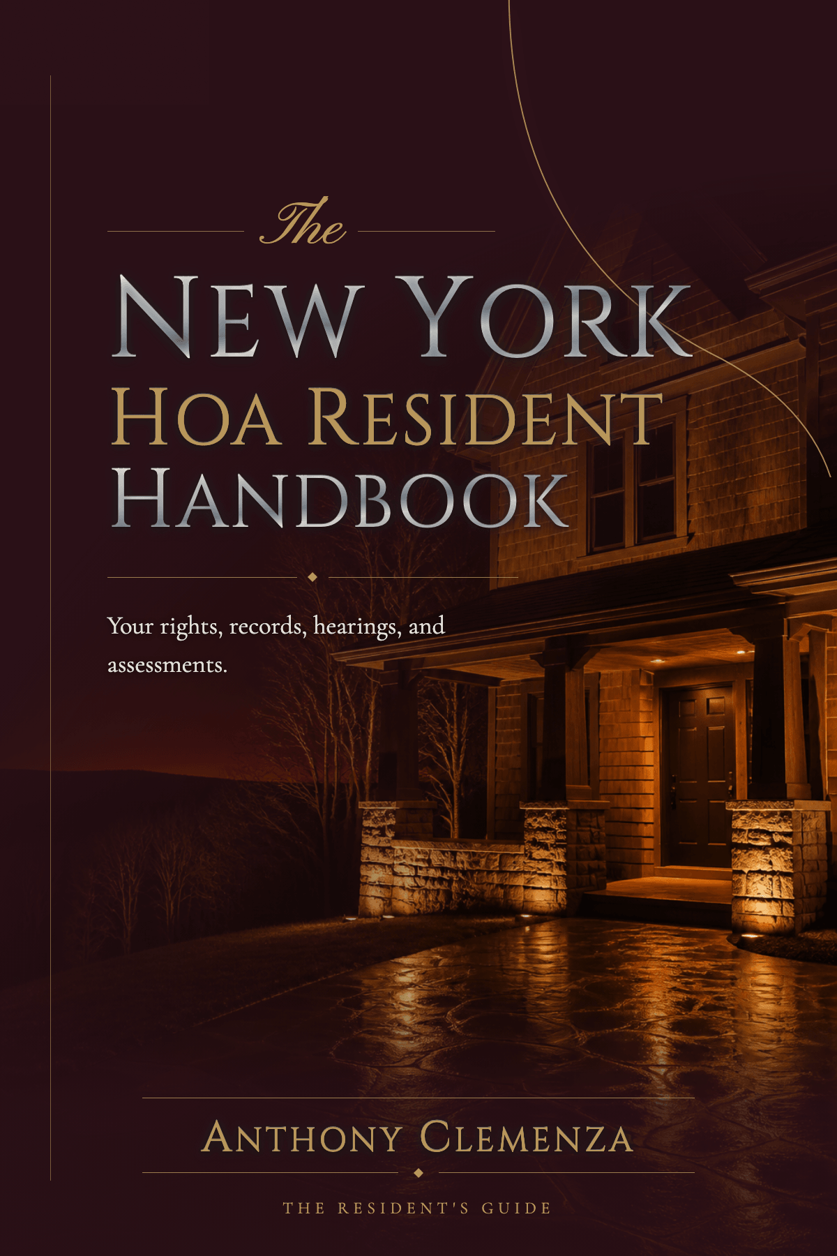 Cover of The New York HOA Resident Handbook by Anthony Clemenza